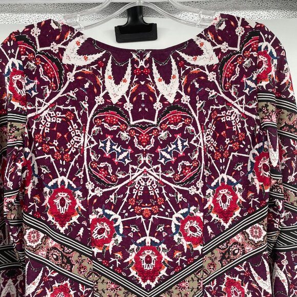 Wisp Petites Womens Colorful Sheath Dress 3/4 Sleeve Size 4P - Picture 6 of 9